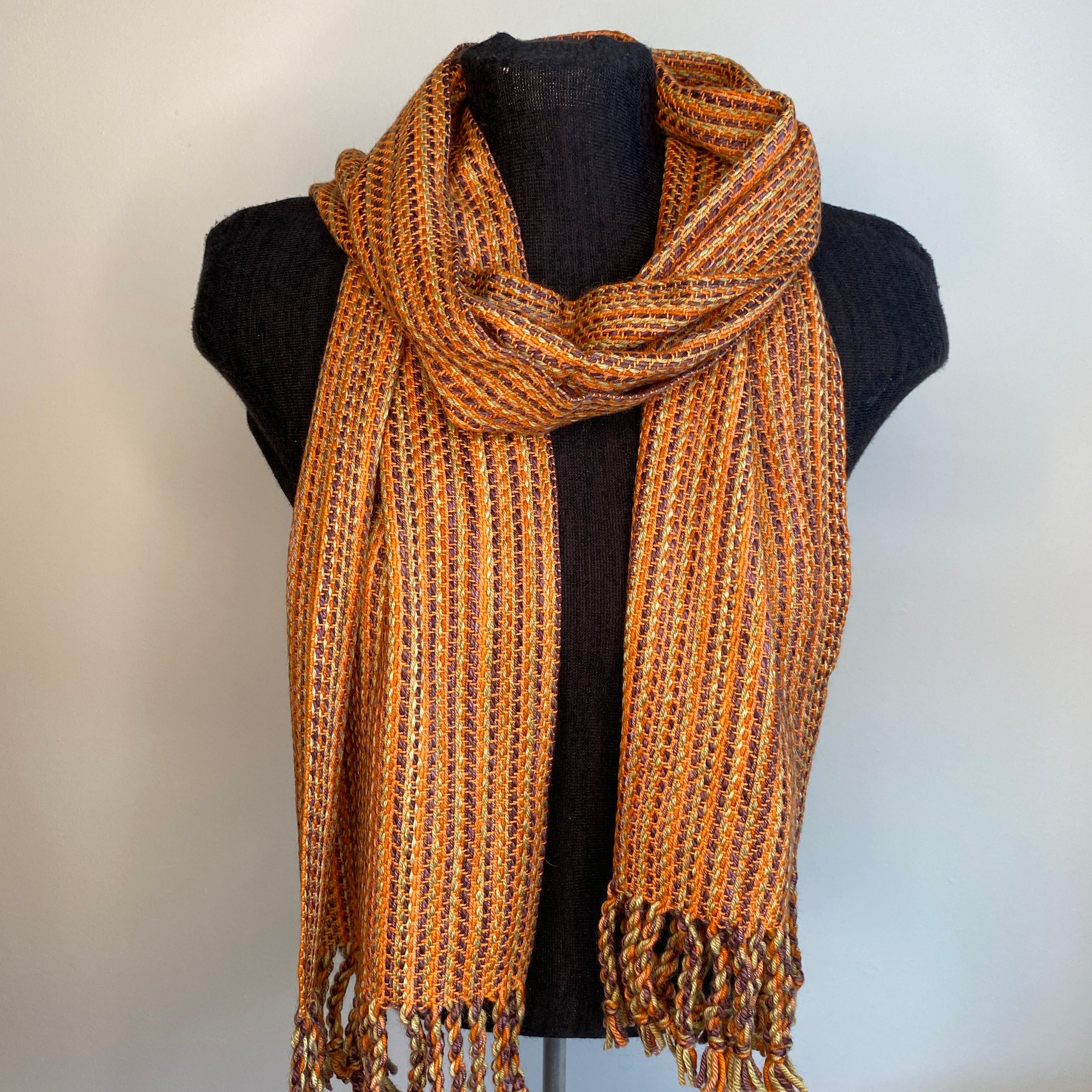 Orange shawl online store